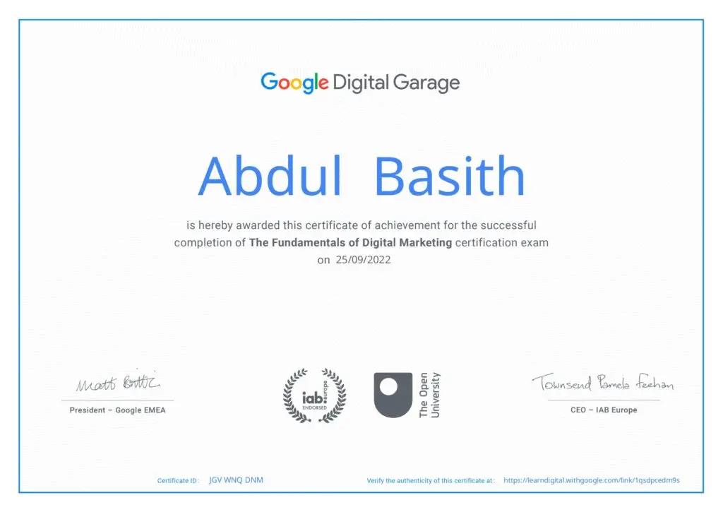 digitalgarage certificate page 0001
